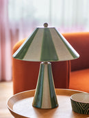 Bloomingville - Olive Bordlampe, Multifarvet, Stentøj - Ø29 × H35 cm