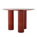 Bloomingville - Della Spisebord, Rød, FSC® 100%, MDF - Ø110 × H75 cm
