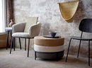 Bloomingville - Monza Spisebordsstol, Sort, Krydsfiner - L45 × H83 × B52 cm