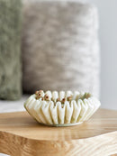 Bloomingville - Harmonia Skål, Grøn, Marmor - Ø17,5 × H6 cm