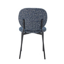 Bloomingville - Percey Spisebordsstol, Blå, FSC® 100% krydsfiner - L56 × H82 × B47 cm
