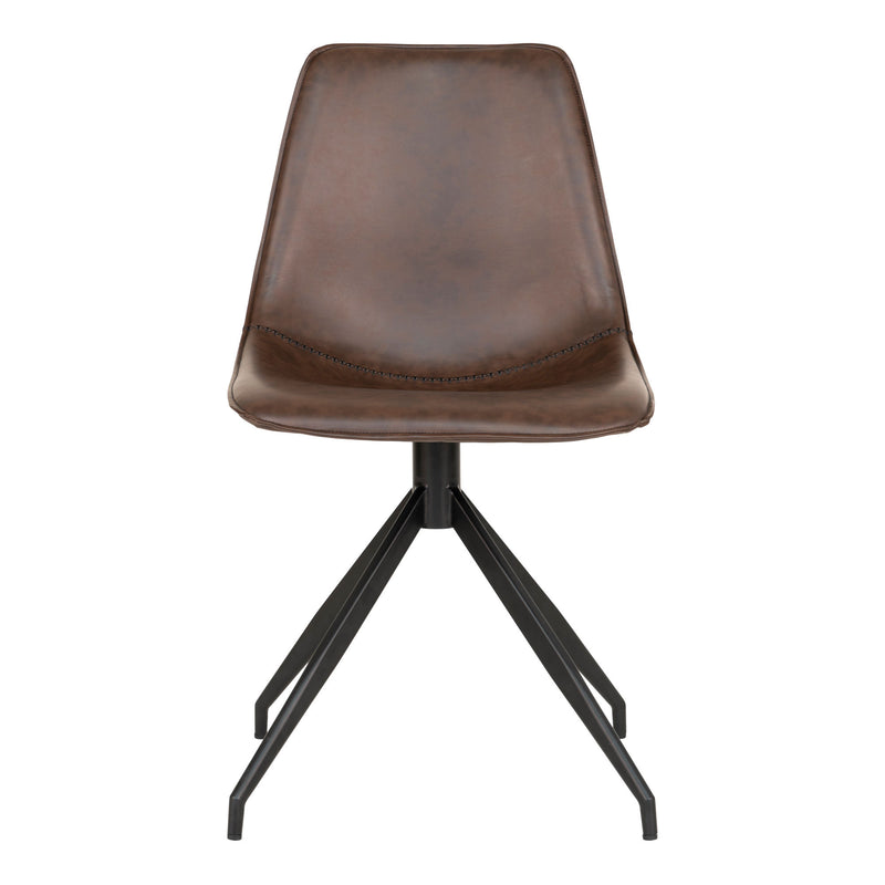 Monaco Spisebordsstol - 2 stk. Mørkebrun