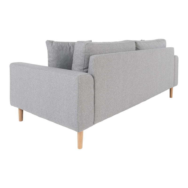 Lido 2,5 Personers Sofa i lysegrå med to puder HN1001