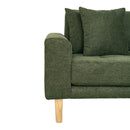 Lido Lounge Sofa - Olivengrøn - Højrevendt