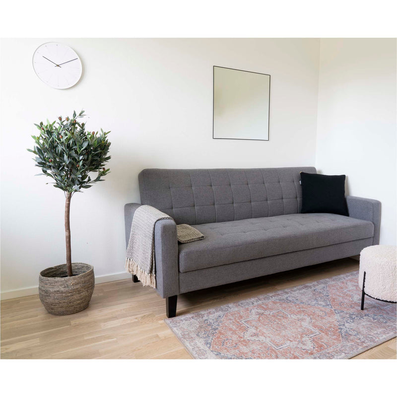 House Nordic - Milton Sovesofa, mørkegrå m. opbevaring