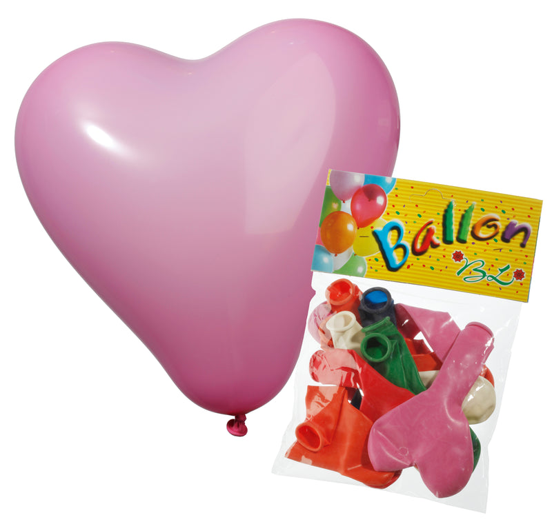 Magni - Balloner hjerte - Lyserød