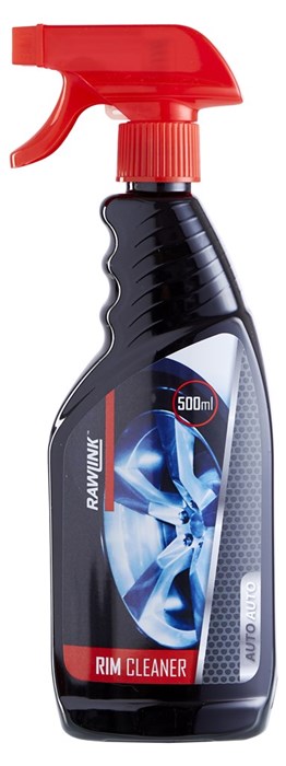 500 ml fælgerens på spray fra Rawlink, set fortil