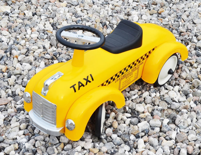 Magni - Gåbil i metal klassisk amerikansk yellow cab TAXA