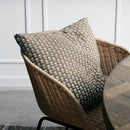 House Doctor - Pudebetræk, Nero, Camel - 50x50 cm