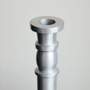 House Doctor - Lysestage, Jersey, Sølv oxideret - H20 x Ø6 cm