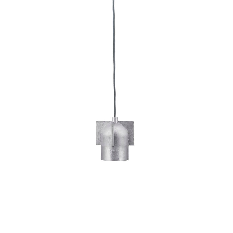 House Doctor - Lampe, Akola, Børstet sølv H12,5 x Ø9 cm