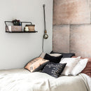 House Doctor - Hylde, Wired, Sortbejdset - L70 x H24,5 x B25 cm