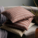 House Doctor - Pudebetræk, Thame, Brunternet 50x50 cm