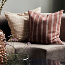 House Doctor - Pudebetræk, Thame, Brun stribe 50x50 cm