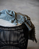 House Doctor - Skammel Ø52 x H45 cm, Modern, Sort