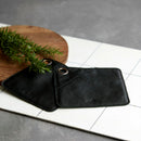 House Doctor - Grydelapper, Square, Sort 2 stk.