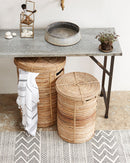 House Doctor - Vasketøjskurve 2stk. (H57+H64cm), Chaka, Natur