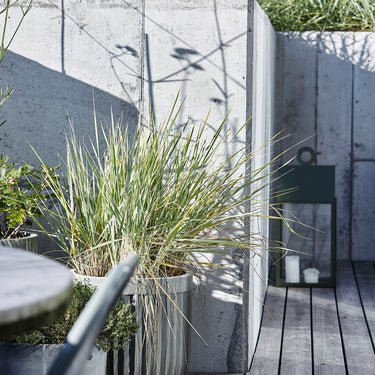 House Doctor - Urtepotte sæt, Concrete, Lysegrå 2 stk. - Bolig og Haven
