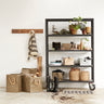 House Doctor - Reol m. 4 hjul H180 cm, Trolley, Mat sort - Bolig og Haven