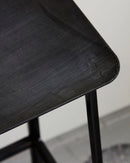 House Doctor - Skammel, Rag, Mørk jern H75 cm