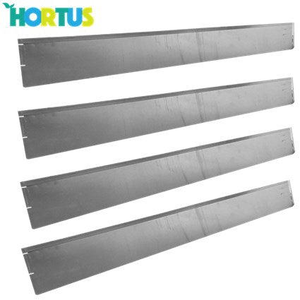 Hortus - Metal bedafgrænser galvaniseret 4 stk.