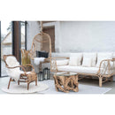 House Nordic- Grand Canyon Sofabord med glasplade, Ø60cm