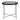 House Nordic - Venezia Sofabord - i sort stål med glas ø48xh48cm - Bolig og Haven