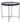House Nordic - Venezia Sofabord - i sort stål med glas ø48xh48cm - Bolig og Haven