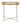 House Nordic - Venezia Sofabord - messing farvet stål, m. glas ø48xh48cm - Bolig og Haven