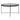 House Nordic - Venezia Sofabord - sort, m. glas, Ø70xH40cm - Bolig og Haven