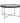 House Nordic - Venezia Sofabord - sort, m. glas, Ø70xH40cm - Bolig og Haven