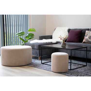 Vita Sofabord med sort ramme og sort bordplade 60x90x45 cm - Bolig og Haven