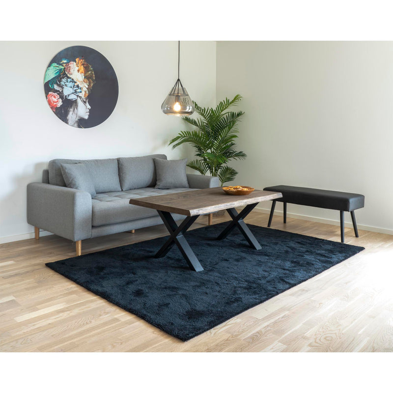 House Nordic - Toulon Sofabord, olieret røget eg, bølget kant, 120x70xh50 cm