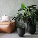 House Doctor - Urtepotte, Vig, Grå, sæt af 2 stk.