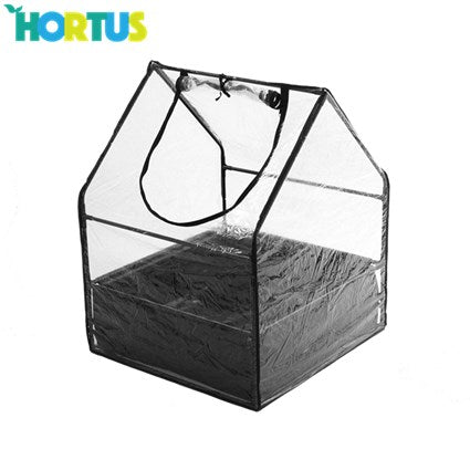 Hortus - Mini drivhus m/ bund 65 x 65 x 85 cm