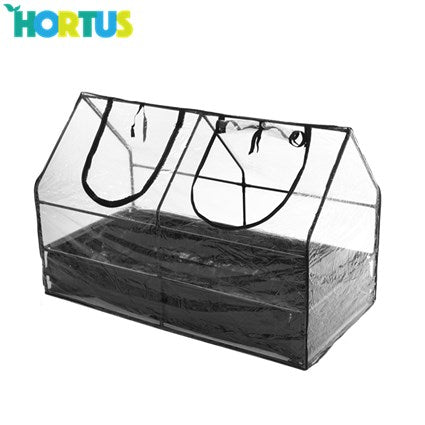 Hortus - Mini drivhus m/ bund 130 x 65 x 85 cm