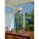 Hortus - Terrassevarmer hængemodel 600/1500 W, HA, Ø42 cm, sølv