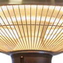 Hortus - Terrassevarmer hængemodel 600/1500 W, HA, Ø42 cm, sølv