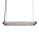 Hortus - Terrassevarmer hængemodel 1000/2000 W, GT, med fjernbetjening, sølv