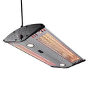 Hortus - Terrassevarmer hængemodel 1000/2000 W, GT, med fjernbetjening, sølv