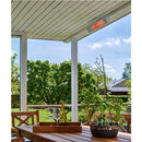 Hortus - Terrassevarmer vægmodel 1500 W, GT, 51 cm, sølv