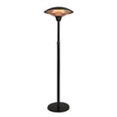 Hortus - Terrassevarmer gulvmodel med teleskop 900/1200/2100 W, HA, sort