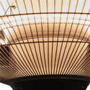 Hortus - Terrassevarmer gulvmodel med teleskop 900/1200/2100 W, HA, sort