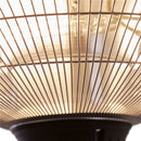 Hortus - Terrassevarmer gulvmodel med teleskop 900/1200/2100 W, HA, sølv