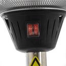 Hortus - Terrassevarmer gulvmodel med teleskop 900/1200/2100 W, HA, sølv