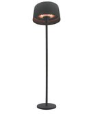 Hortus - Terrassevarmer gulvmodel med skærm 900/1200/2100 W, HA, Ø60 cm, sort