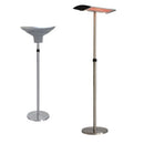 Hortus - Terrassevarmer gulvmodel 1000/2000 W, GT, sølv