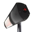 Hortus - Terrassevarmer gulvmodel GT 500/1000/1500W sort inkl. fjernbetjening