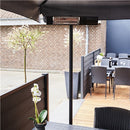 Hortus - Terrassevarmer gulvmodel GT 500/1000/1500W sort inkl. fjernbetjening