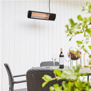 HEAT1 - Terrassevarmer eco high-line 2000W sort B59 cm - Bolig og Haven